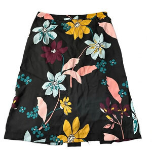 Who What Where women's size 8 floral midi skirt
